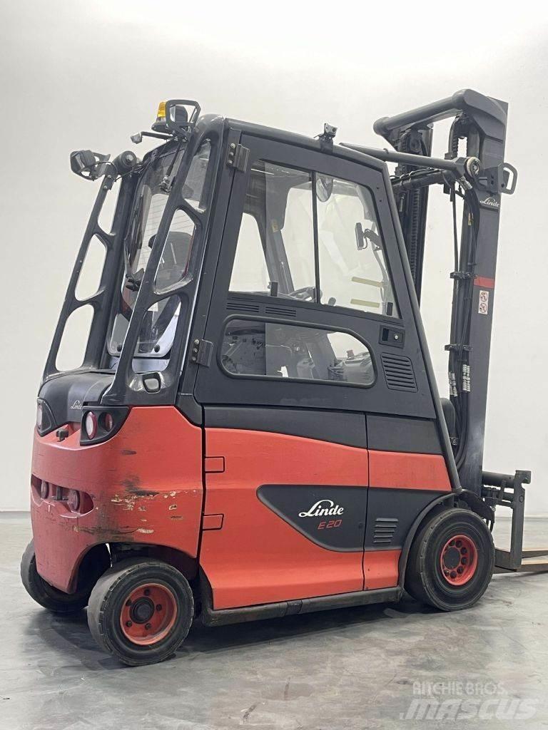 Linde E20-01/600-387 شاحنات ذات رافعات شوكية تعمل بالكهرباء