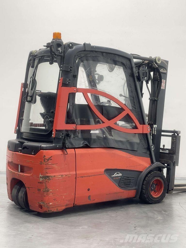 Linde E20L-02-386 شاحنات ذات رافعات شوكية تعمل بالكهرباء