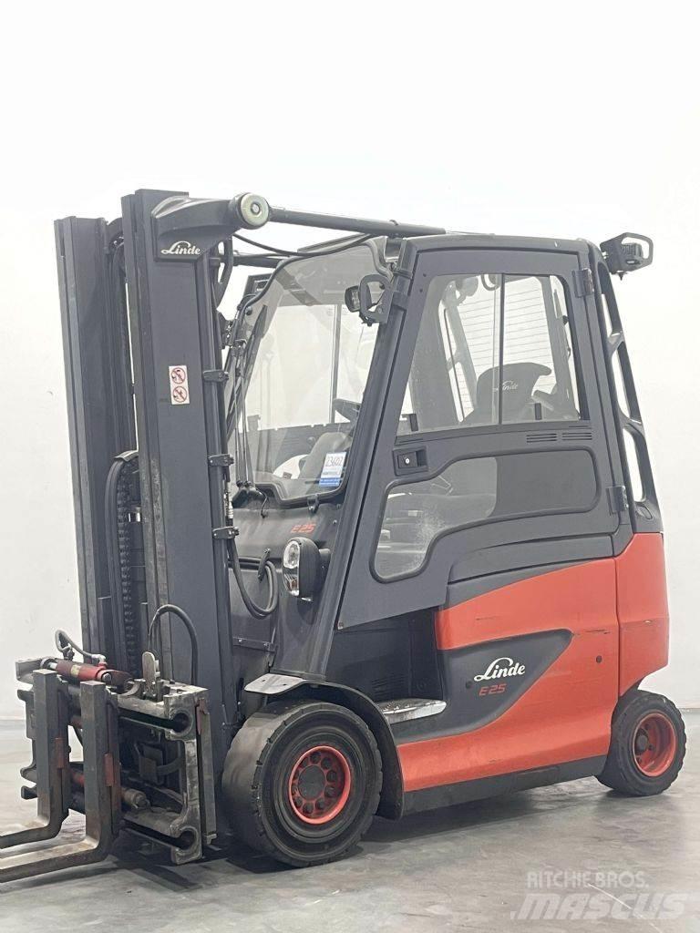 Linde E25H-01/600-387 شاحنات ذات رافعات شوكية تعمل بالكهرباء
