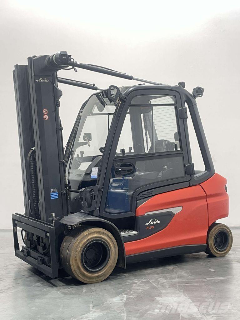 Linde E35L-01-1252 شاحنات ذات رافعات شوكية تعمل بالكهرباء