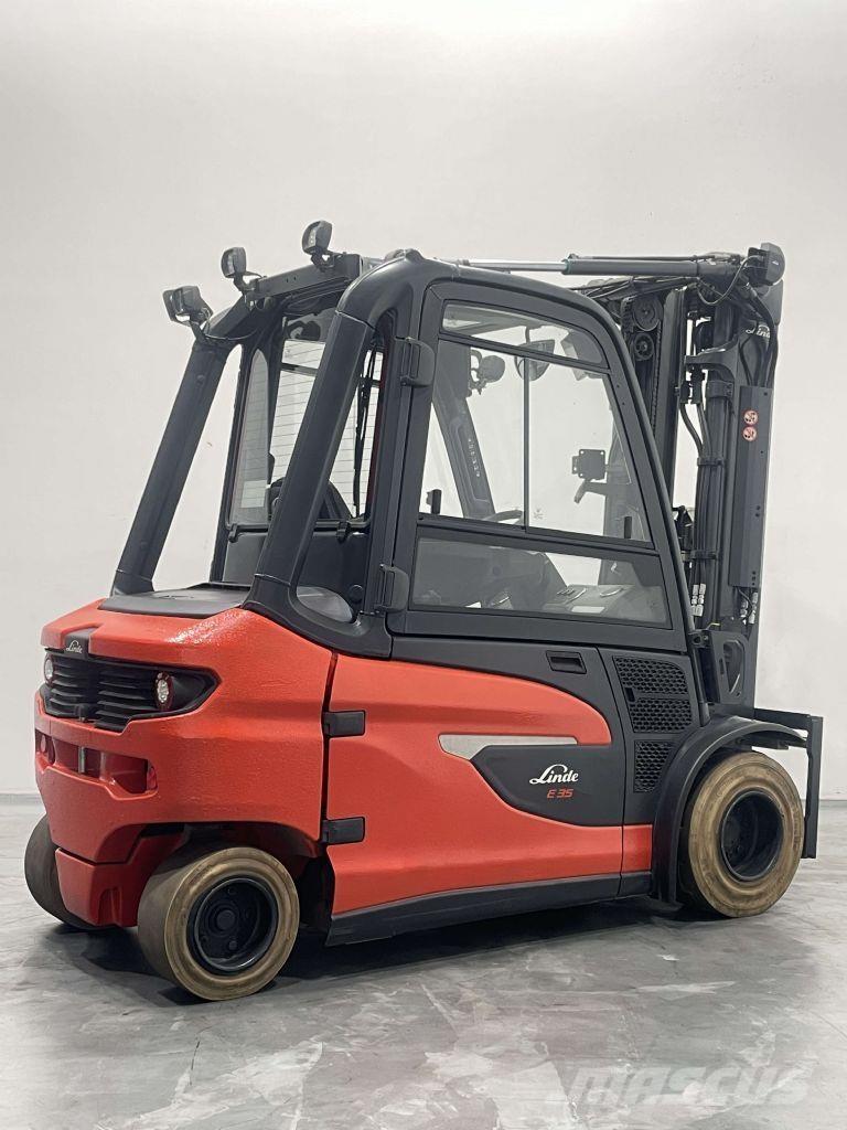 Linde E35L-01-1252 شاحنات ذات رافعات شوكية تعمل بالكهرباء