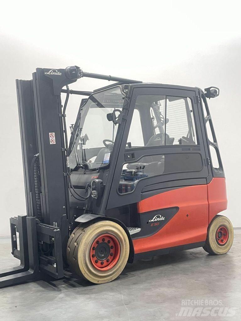 Linde E50HL-01-388 شاحنات ذات رافعات شوكية تعمل بالكهرباء