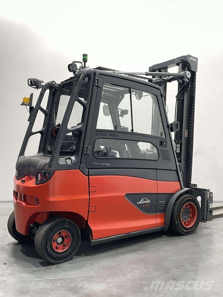 Linde E50HL-01-388 شاحنات ذات رافعات شوكية تعمل بالكهرباء