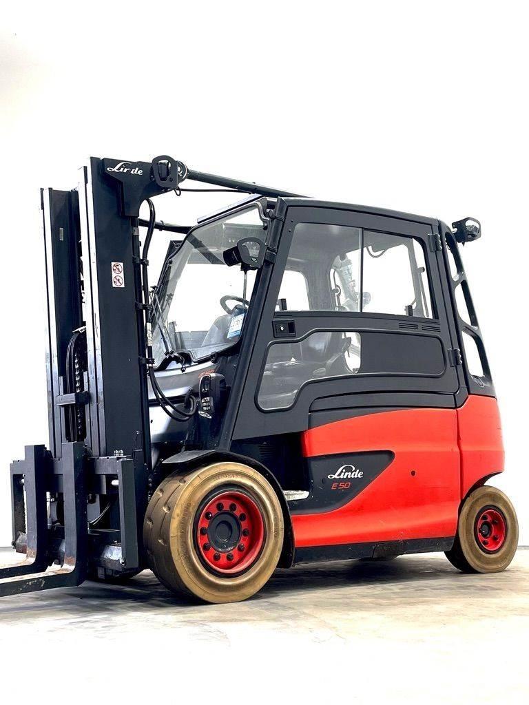 Linde E50L/600-388 شاحنات ذات رافعات شوكية تعمل بالكهرباء