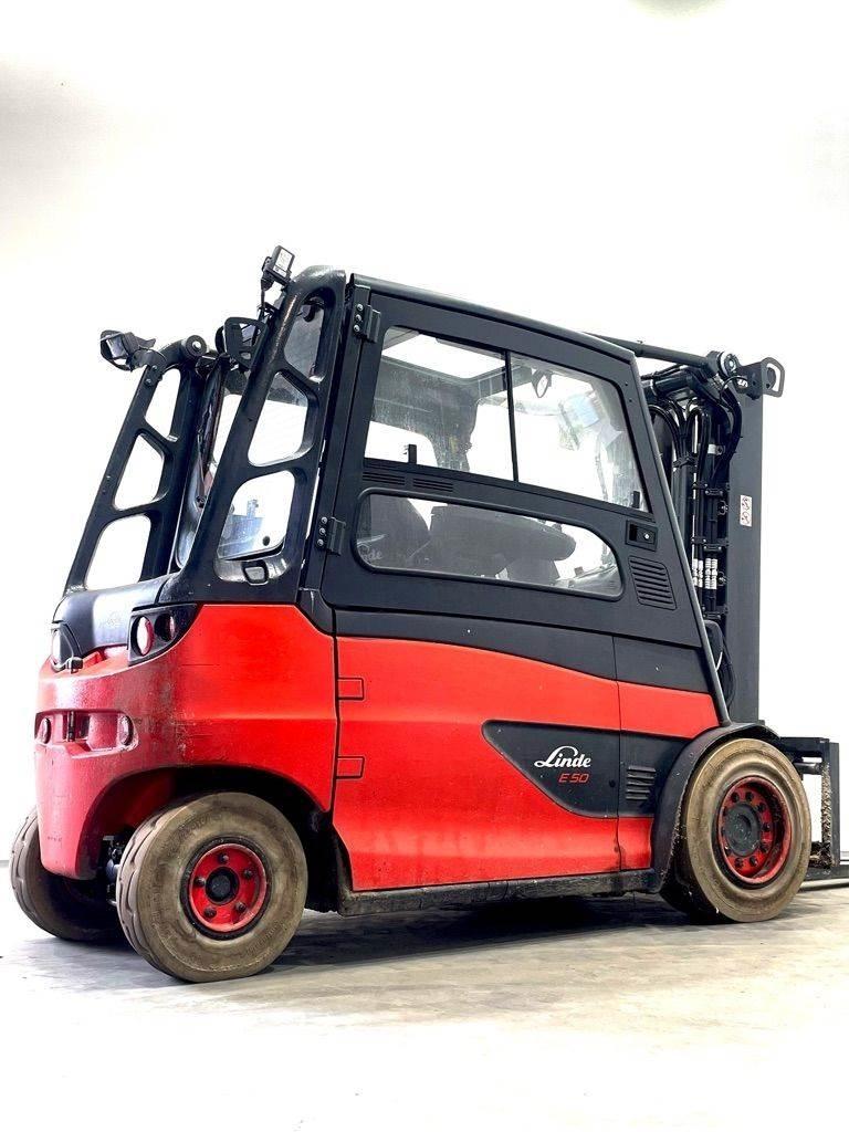 Linde E50L/600-388 شاحنات ذات رافعات شوكية تعمل بالكهرباء