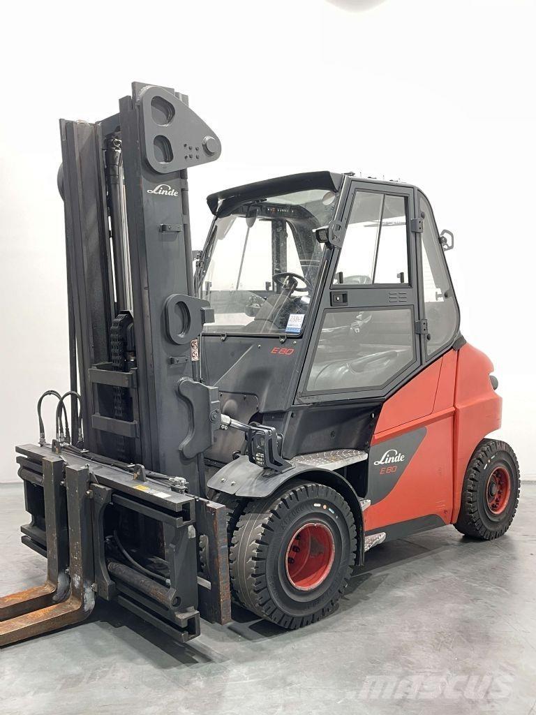 Linde E80-01-1279 شاحنات ذات رافعات شوكية تعمل بالكهرباء