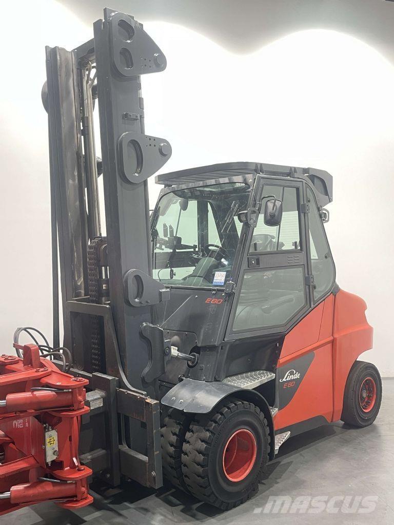 Linde E80-01/900-1279 شاحنات ذات رافعات شوكية تعمل بالكهرباء