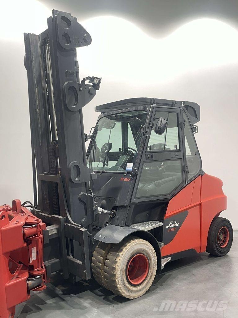 Linde E80-01/900-1279 شاحنات ذات رافعات شوكية تعمل بالكهرباء