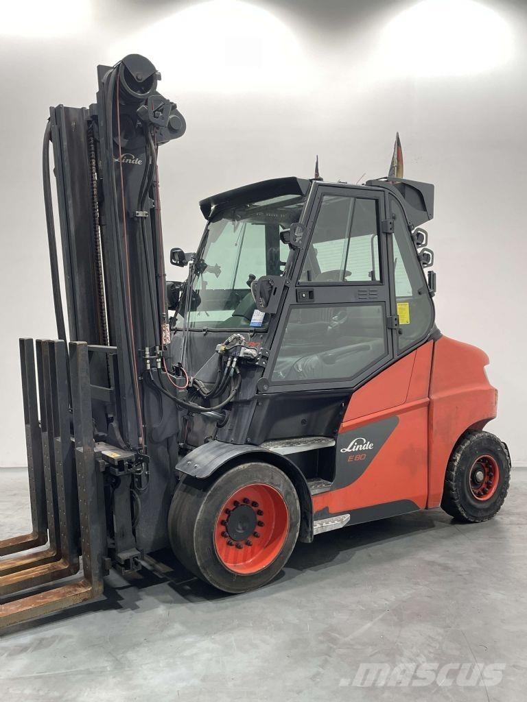 Linde E80-01/900-1279 شاحنات ذات رافعات شوكية تعمل بالكهرباء