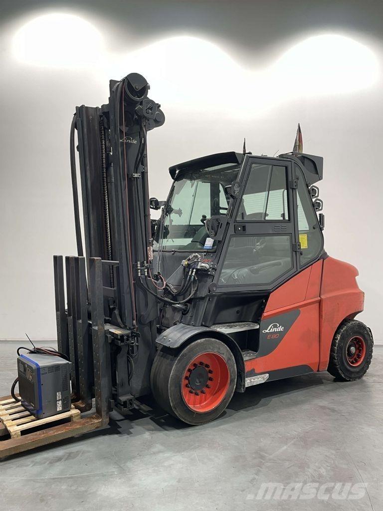 Linde E80-01/900-1279 شاحنات ذات رافعات شوكية تعمل بالكهرباء