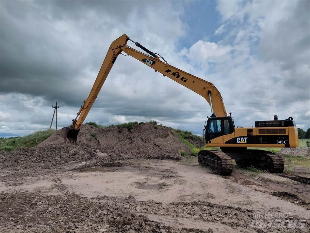 CAT 345C حفارات زحافة