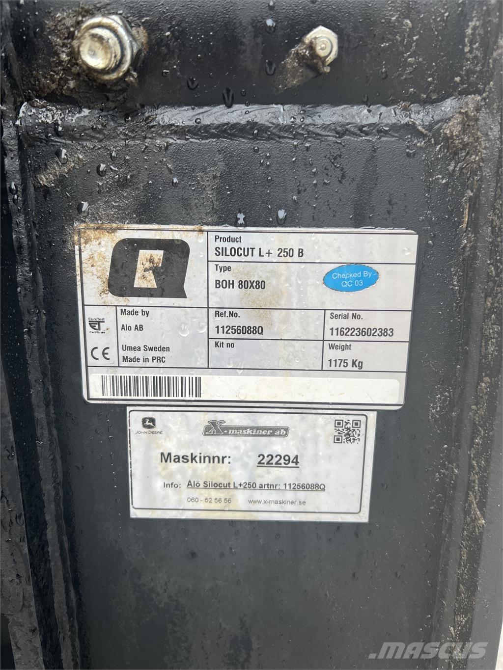 Ålö Silocut L+ 250 ملحقات ومكونات أخرى