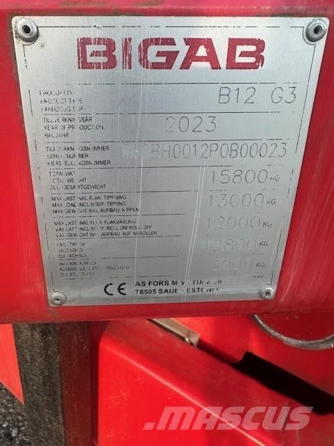 Bigab B12 VÄXLARVAGN ملحقات أخرى للحفر والتحميل