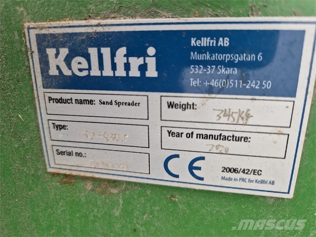 Kellfri SANDSPRIDARE معدات نشر الرمال والملح
