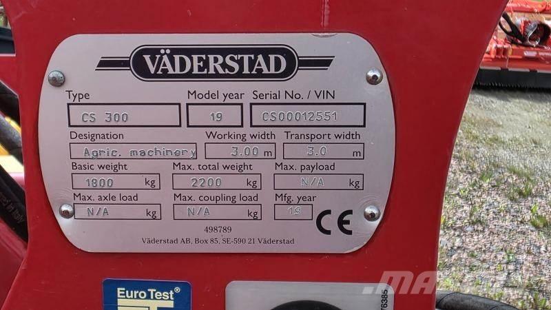 Väderstad Cultus 300 ماكينات وملحقات زراعة أخرى