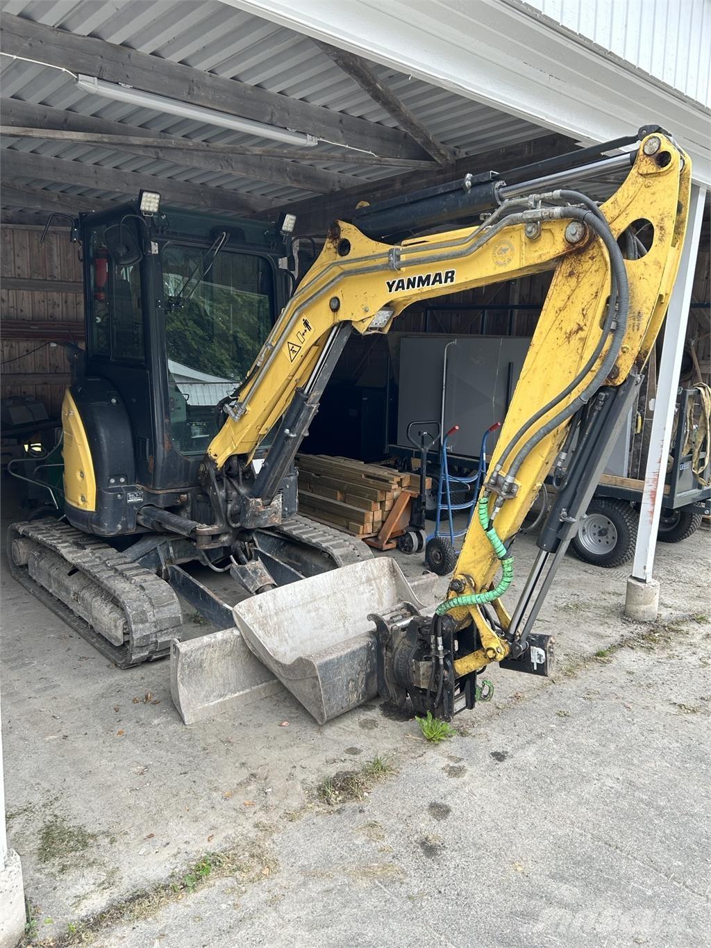 Yanmar VIO 38 GRÄVARE لوادر بعجل