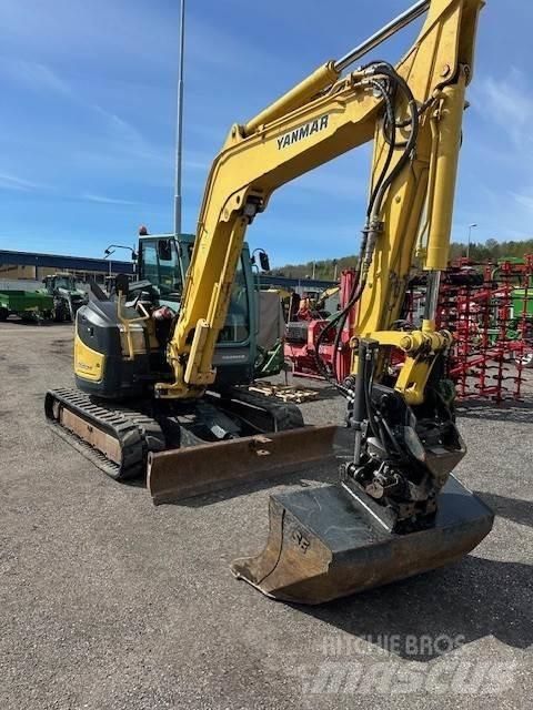 Yanmar VIO 80 GRÄVARE لوادر بعجل