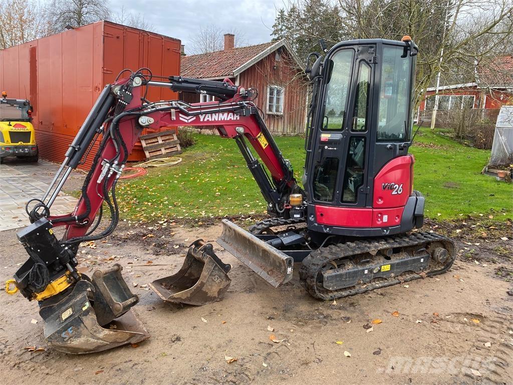 Yanmar VIO26 GRÄVARE لوادر بعجل
