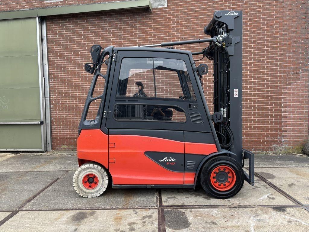 Linde E40HL-01/600 شاحنات ذات رافعات شوكية تعمل بالكهرباء