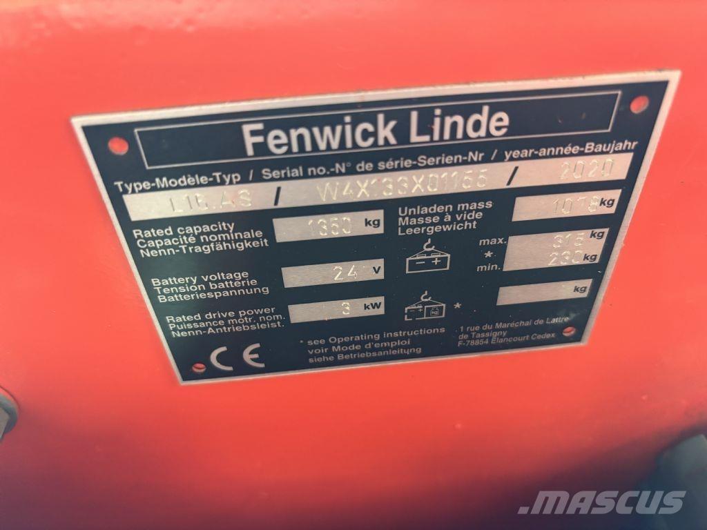Linde L16.AS معدات التكديس الجوالة