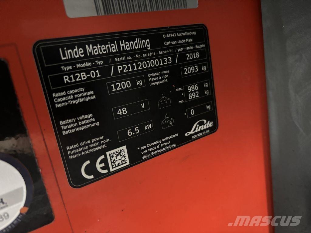 Linde R12B-01 شاحنة مناولة