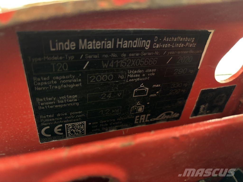 Linde T20 معدات الرفع منخفض المستوى