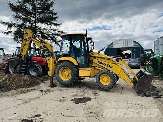 Komatsu WB 93R حفارات زحافة