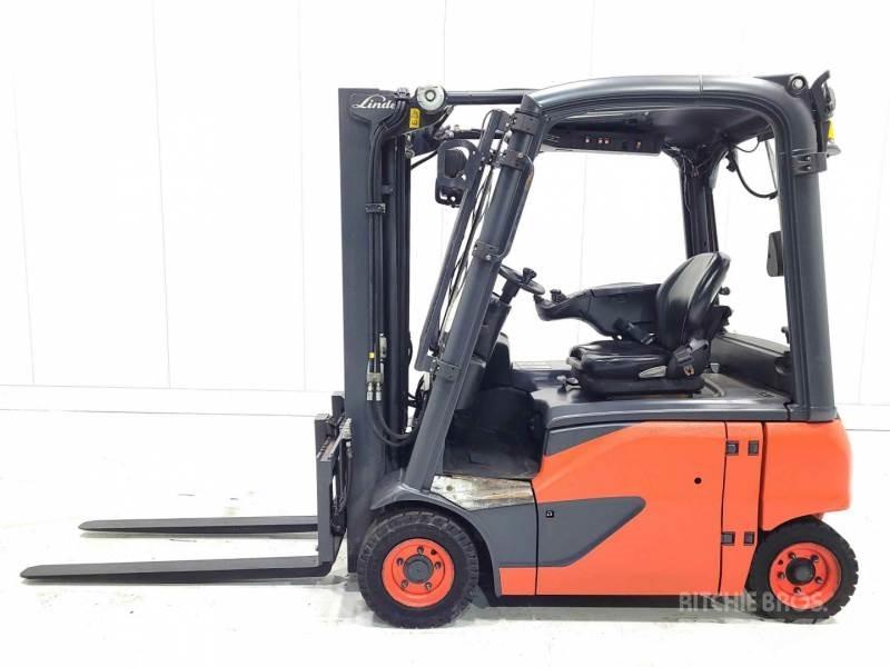 Linde E16P-02 شاحنات ذات رافعات شوكية تعمل بالكهرباء