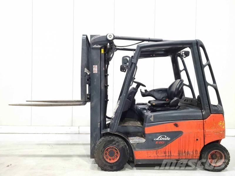Linde E20-01 شاحنات ذات رافعات شوكية تعمل بالكهرباء