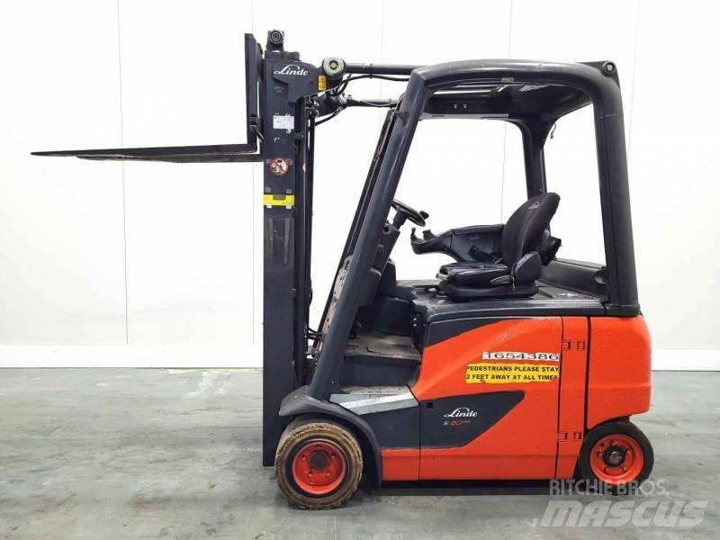 Linde E20PH-02 EVO 386 شاحنات ذات رافعات شوكية تعمل بالكهرباء