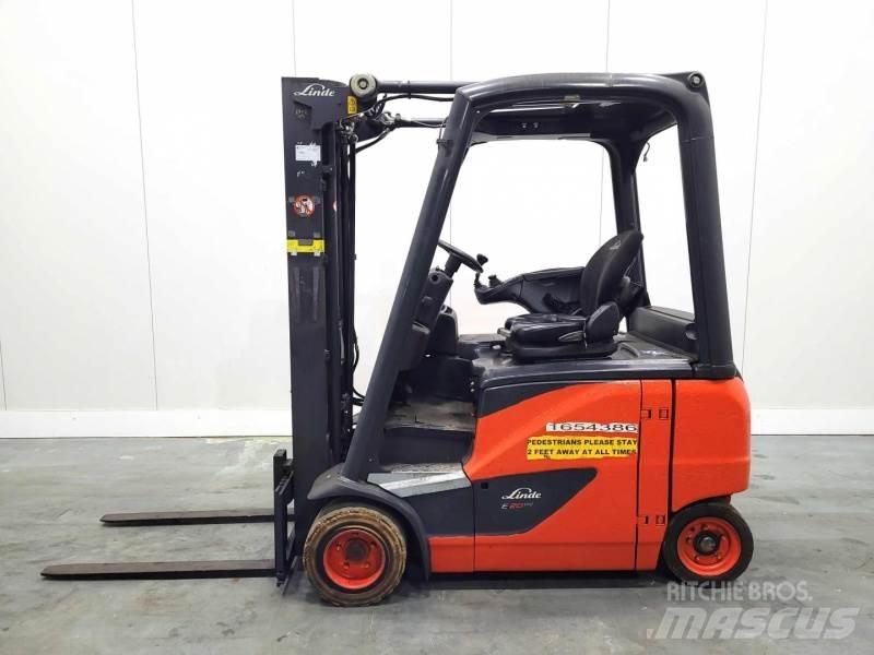Linde E20PH-02 EVO 386 شاحنات ذات رافعات شوكية تعمل بالكهرباء