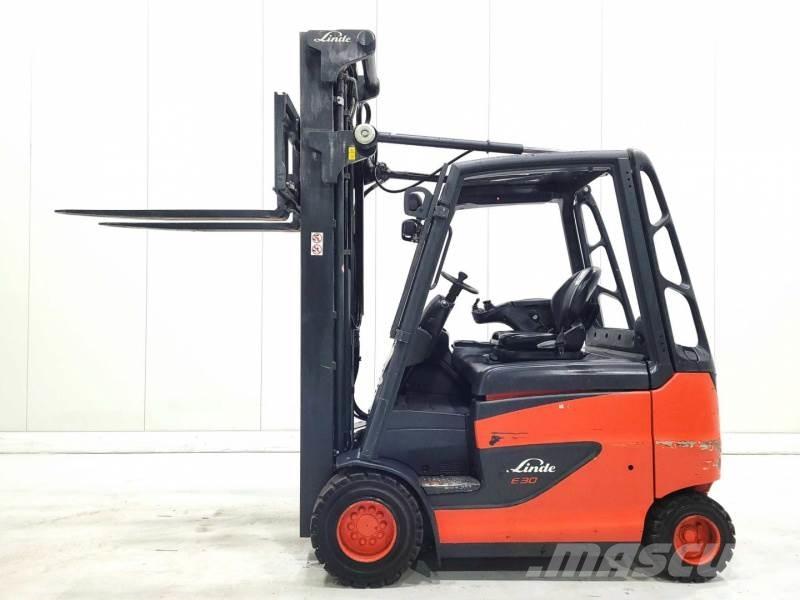 Linde E30 387 شاحنات ذات رافعات شوكية تعمل بالكهرباء