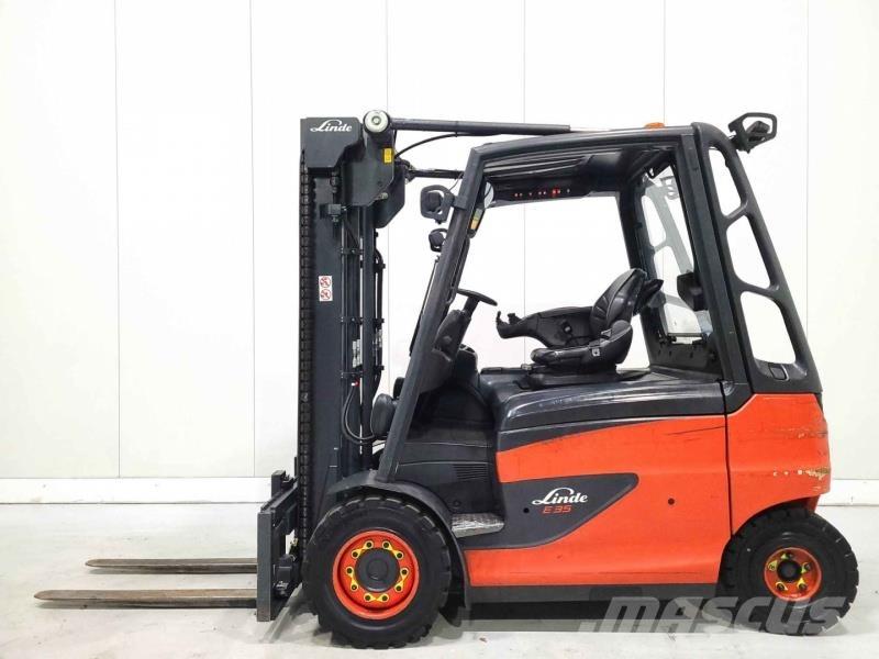 Linde E35H-01/600 شاحنات ذات رافعات شوكية تعمل بالكهرباء