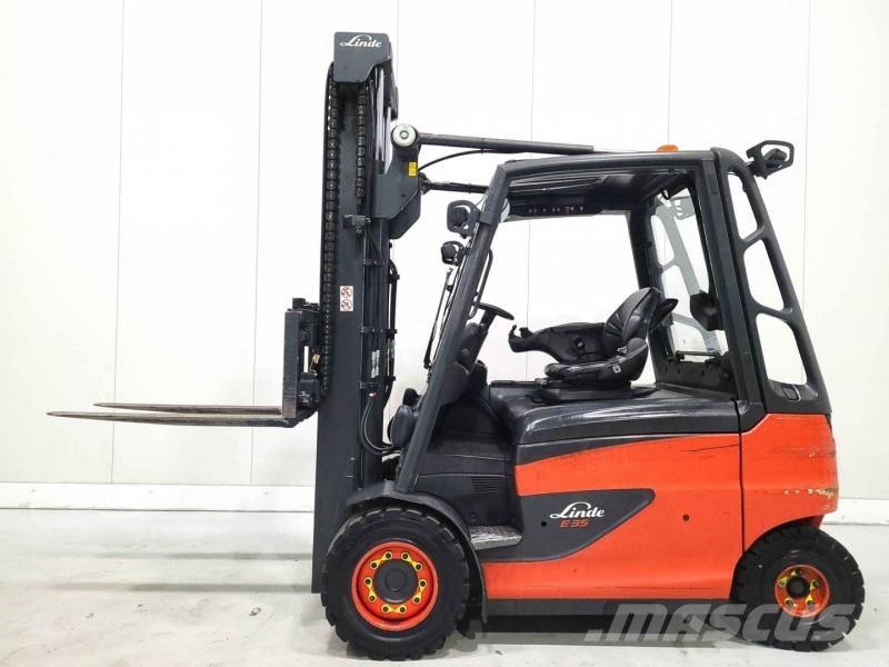 Linde E35H-01/600 شاحنات ذات رافعات شوكية تعمل بالكهرباء