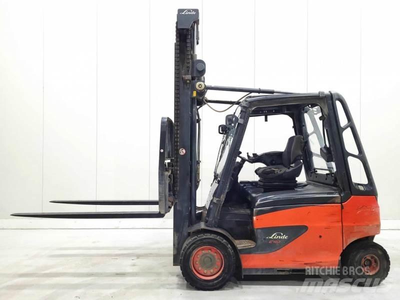 Linde E40 شاحنات ذات رافعات شوكية تعمل بالكهرباء