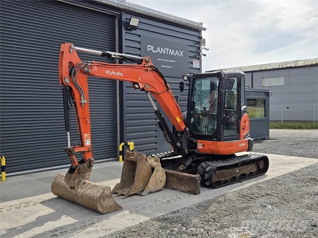 Kubota U55-4 حفارات وسط 7 طن - 12 طن