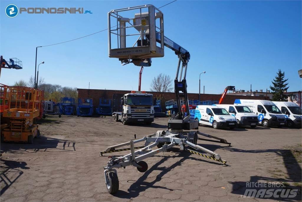 Omme 1550 EBZX المنصات الهوائية المثبتة على مقطورة