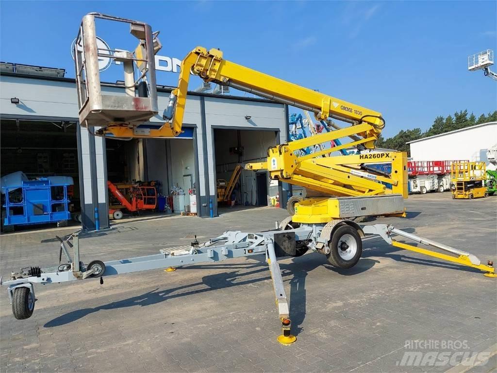 Omme 1830 EBZX المنصات الهوائية المثبتة على مقطورة