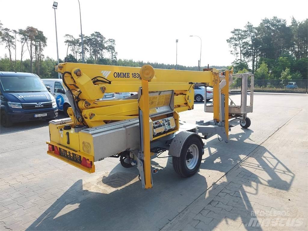 Omme 1830 EBZX المنصات الهوائية المثبتة على مقطورة