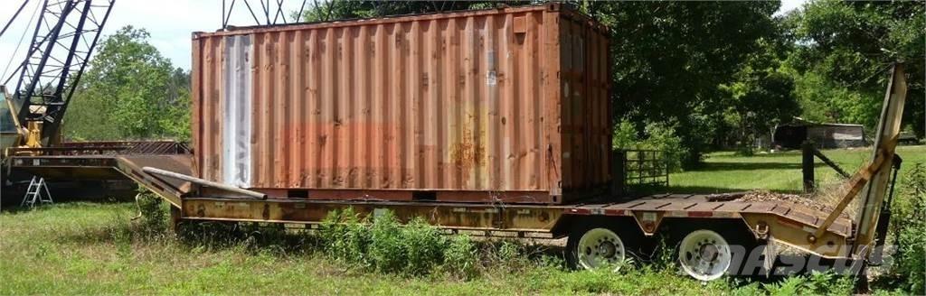  35 TON نصف مقطورة مسطحة منخفضة