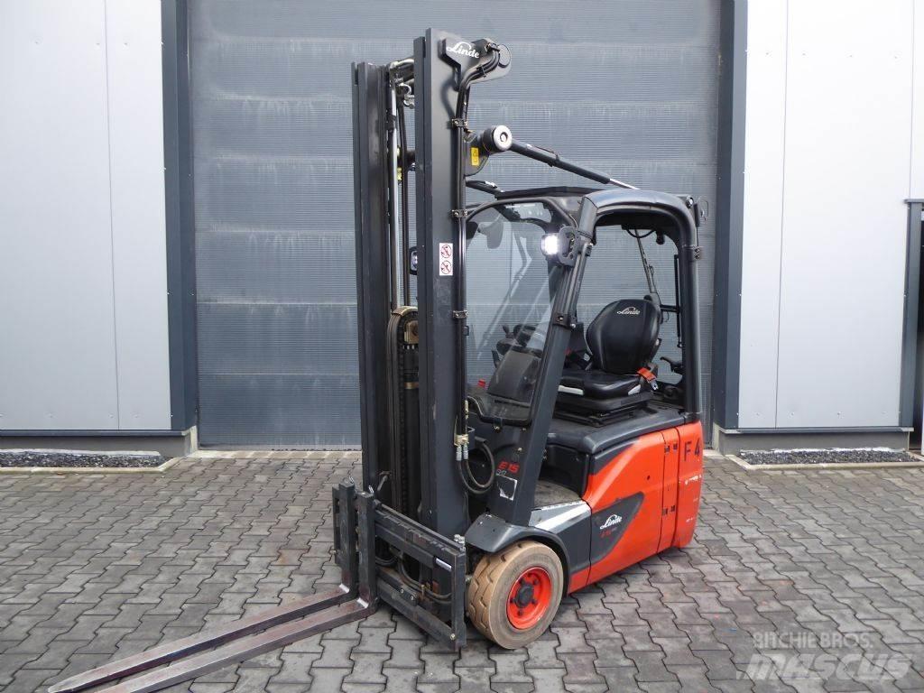 Linde E15-02 شاحنات ذات رافعات شوكية تعمل بالكهرباء