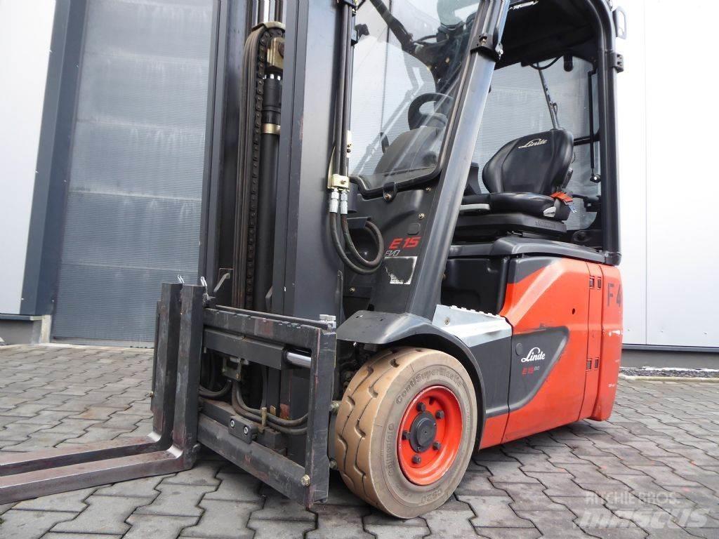 Linde E15-02 شاحنات ذات رافعات شوكية تعمل بالكهرباء