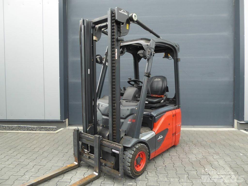 Linde E15-02 شاحنات ذات رافعات شوكية تعمل بالكهرباء