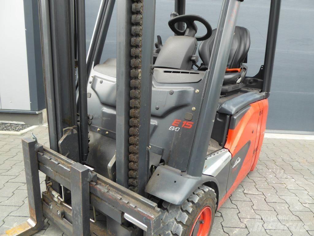 Linde E15-02 شاحنات ذات رافعات شوكية تعمل بالكهرباء