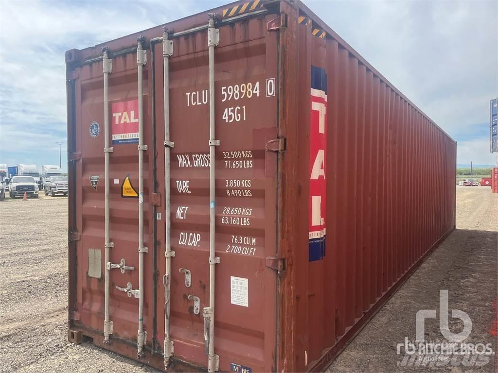  40 ft High Cube حاويات خاصة