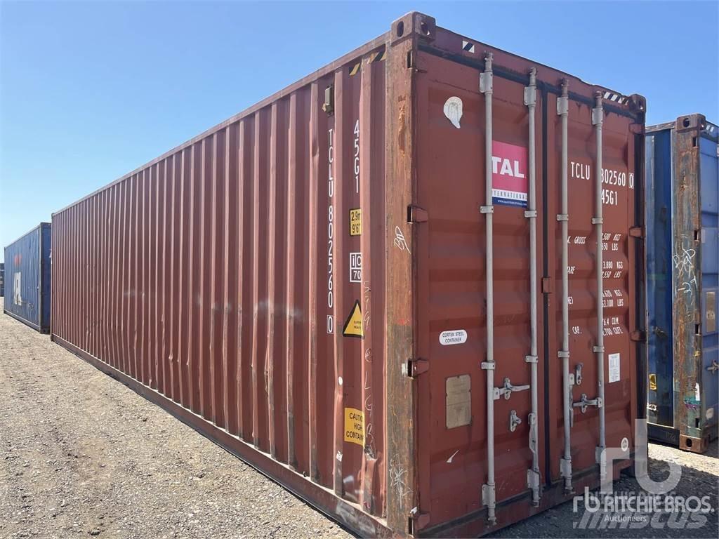  40 ft High Cube حاويات خاصة