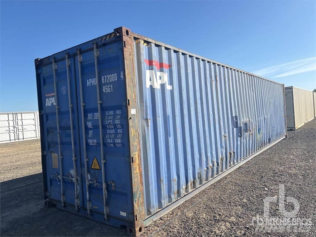  40 ft High Cube حاويات خاصة