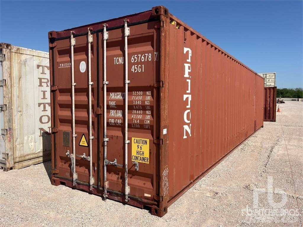  40 ft High Cube حاويات خاصة