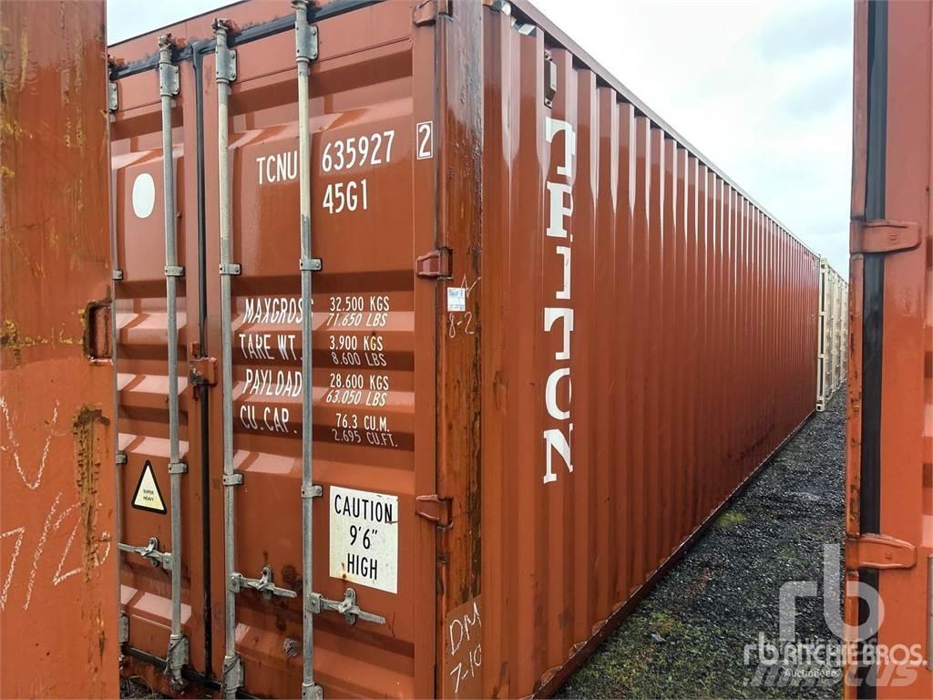  40 ft High Cube حاويات خاصة