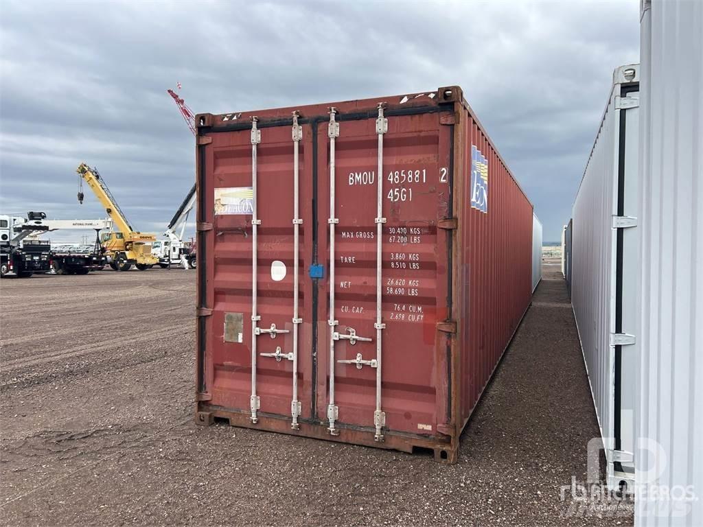  40 ft High Cube حاويات خاصة
